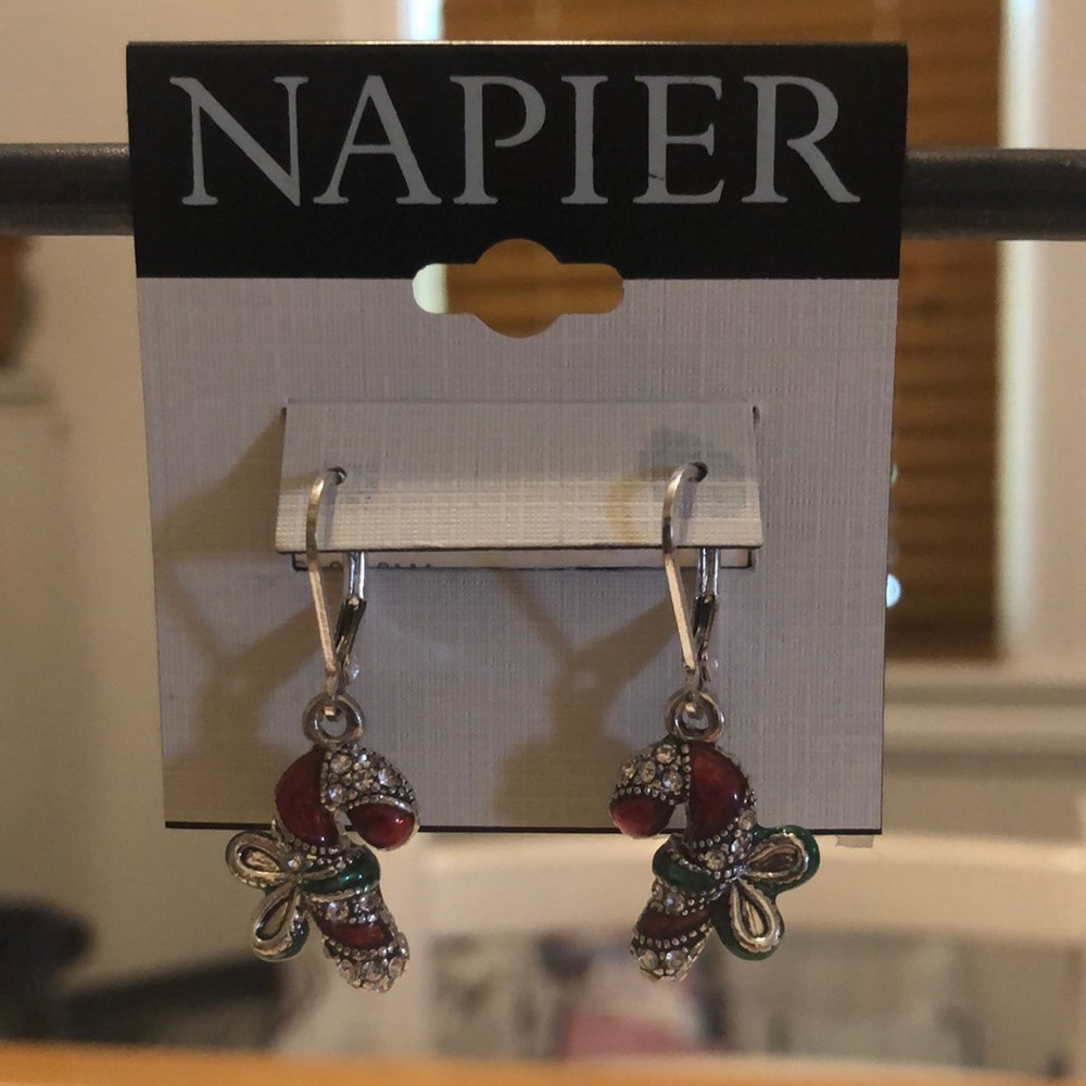 🎅🏻NAPIER CANDY CANE EARRINGS🎄